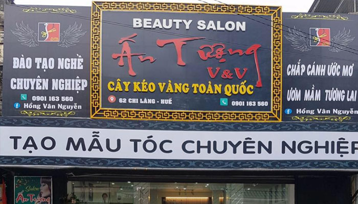Cắt tóc Ấn Tượng là tiệm cắt tóc đẹp ở Huế