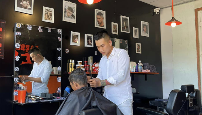 Lê Pin Barbershop là tiệm tóc nổi tiếng Đắk Lắk