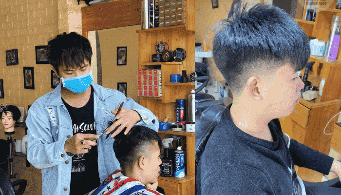 tiệm cắt tóc giá rẻ tại hòa bình