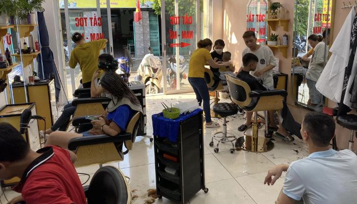 tiệm cắt tóc uy tín ở thái nguyên