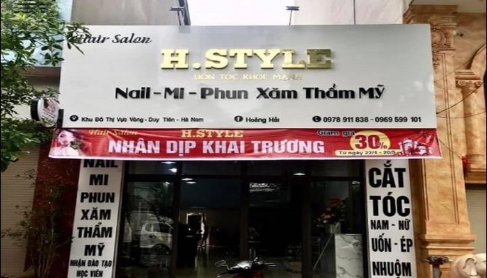 tiệm tóc hà nam nổi tiếng 