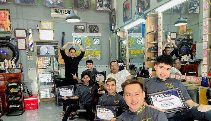 Tiệm cắt tóc đẹp ở Trà Vinh
