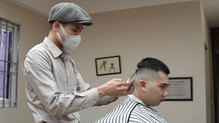 tiệm cắt tóc giá tốt huyện Hoài Đức