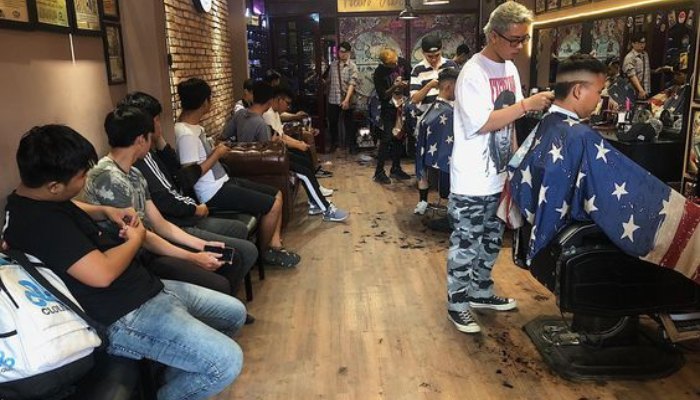 Tiệm cắt tóc nam Bắc Ninh