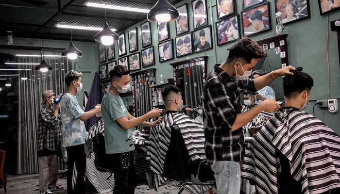 Tiệm cắt tóc nam đẹp ở Hải Phòng phong cách