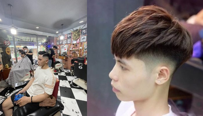 Tiệm cắt tóc nam ở Bắc Ninh